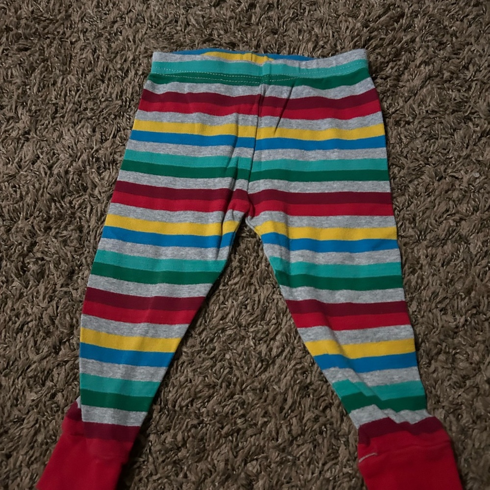 Disney Multicolor Striped Sweatpants for Kids